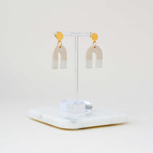 Load image into Gallery viewer, Alexandra #2 - Faint Wisp Collection - Sandstorm - Drop Earrings