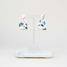 Load image into Gallery viewer, Meg #1 - Simply Terrazzo Collection - Multi Colour - Drop Earrings