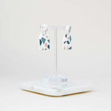 Load image into Gallery viewer, Meg #1 - Simply Terrazzo Collection - Multi Colour - Drop Earrings