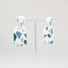 Load image into Gallery viewer, Meg #1 - Simply Terrazzo Collection - Multi Colour - Drop Earrings
