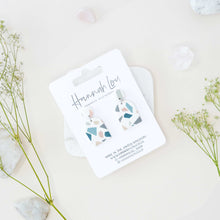 Load image into Gallery viewer, Meg #1 - Simply Terrazzo Collection - Multi Colour - Drop Earrings
