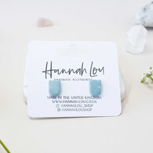 Load image into Gallery viewer, Mini Meg #1 - Faint Wisp Collection - Pale Denim - Stud Earrings