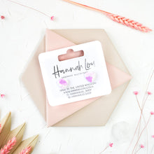 Load image into Gallery viewer, Charlie #1 - Dimpled Torn Collection - White and Many Shades of Violet - Stud Earrings