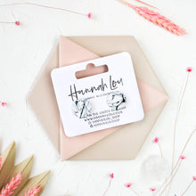 Load image into Gallery viewer, Classic Stud #2 - Labyrinth Collection - Monochrome - Stud Earrings