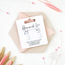 Load image into Gallery viewer, Double Stud Pack - Mini Meg #1 - Monochrome and White - Stud Earrings