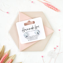 Load image into Gallery viewer, Florence #2 - Marbled Perplexity Collection - Monochrome - Stud Earrings