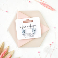 Load image into Gallery viewer, Celia #2 - Meandering Haze Collection - Monochrome - Stud Earrings