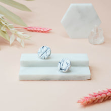 Load image into Gallery viewer, Classic Stud #2 - Labyrinth Collection - Monochrome - Stud Earrings