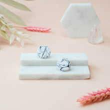 Load image into Gallery viewer, Classic Stud #2 - Labyrinth Collection - Monochrome - Stud Earrings