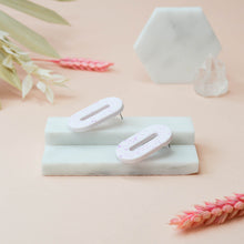 Load image into Gallery viewer, Elizabeth #2 - Confetti Chaos Collection - Fairy Salt and Many Shades of Lilac - Stud Earrings