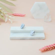 Load image into Gallery viewer, Mini Meg #1 - Strobed Collection - Monochrome - Stud Earrings