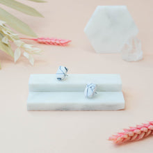 Load image into Gallery viewer, Mini Meg #1 - Labyrinth Collection - Monochrome - Stud Earrings