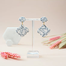 Load image into Gallery viewer, Hannah Lou #1 - Labyrinth Collection - Monochrome - Drop Earrings