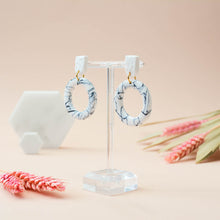 Load image into Gallery viewer, Jane #1 - Labyrinth Collection - Monochrome - Drop Earrings