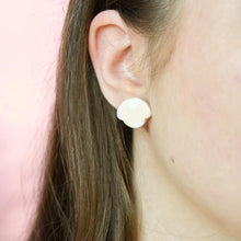 Load image into Gallery viewer, Hannah Lou #2 - Torn Collection - Sandstorm - Stud Earrings