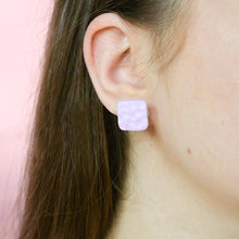 Load image into Gallery viewer, Double Stud Pack - Winifred #1 + Florence #2 - Wisteria Powder and Violet Mist - Stud Earrings
